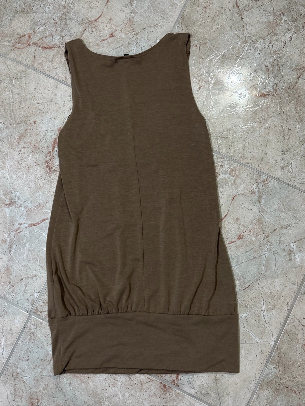 Brown Rhinestone Fringe Mini Dress / Tunic - Picture 4 of 8
